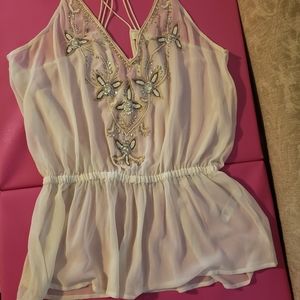 Spaghetti strap blouse